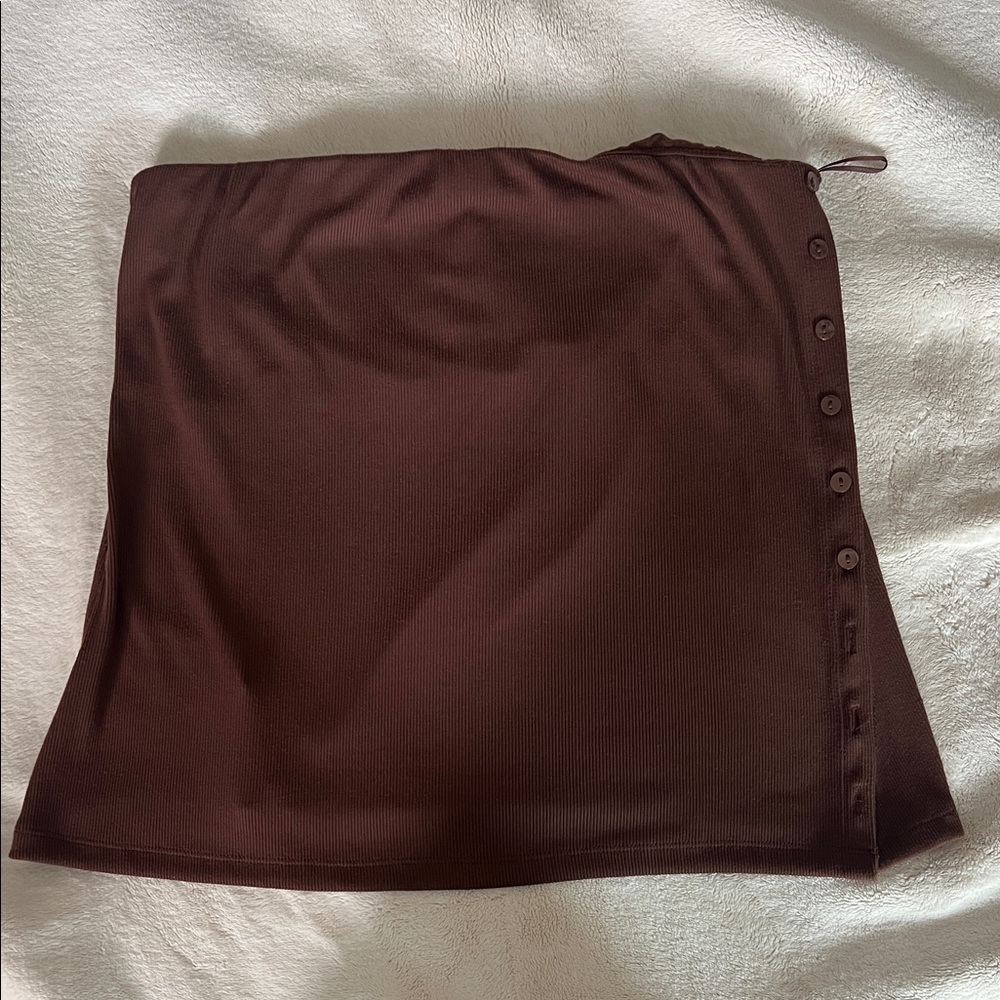 Abercrombie & Fitch Chocolate strapless top